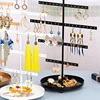 AFBC Simple Earring Storage Rack Earring Stand Jewelry Display Stand Earrings Necklaces Rings Jewelry Stand 2