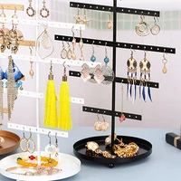 AFBC Simple Earring Storage Rack Earring Stand Jewelry Display Stand Earrings Necklaces Rings Jewelry Stand 2