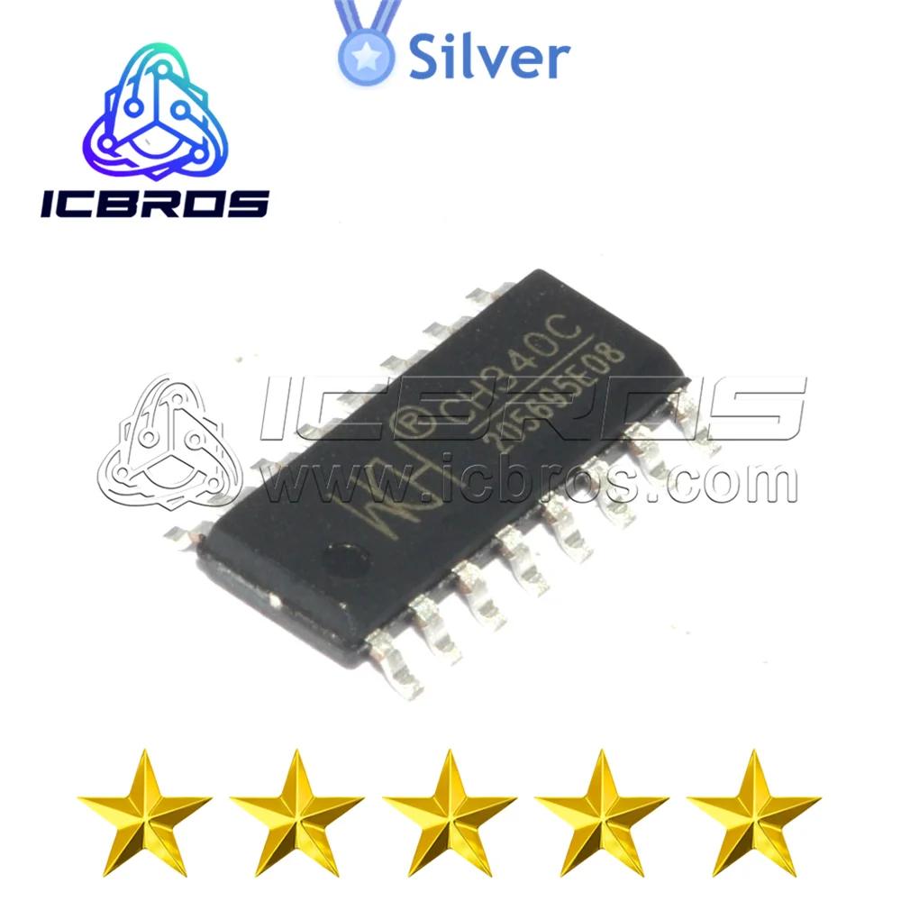 Ch455g Module Componentes electrónicos CH340C, SOP16, CH340G, CH455G, nuevo, Original ...