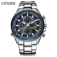 CITIZEN Brand Blue Angels Pilot Men's Watch Luxury Leisure Multifunction Watches for Men Calendar Quartz Wristwatch 2
