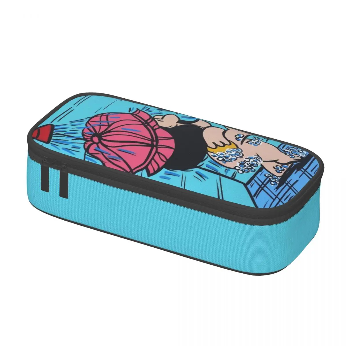 Mafalda Kawaii Vintage Quino Comic Cartoon Mang Anime Pencil Case for Boy Girl Large Storage Pen Bag Box School Supplies