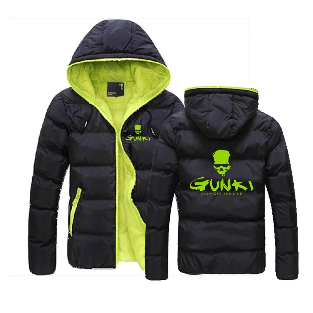 Cotton Casual Hooded Jacket for Men Autumn Winter