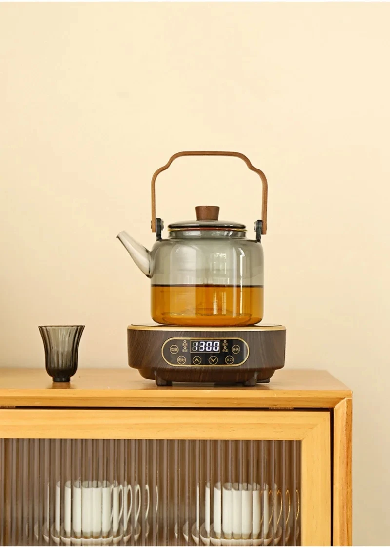 Description Picture 3 of item1300W Electric Ceramic Stove Tea Stove Electric Hot Plate Heater Stove 7 Gear Heating Furnace Smart Mini Glass Tea Maker 220V