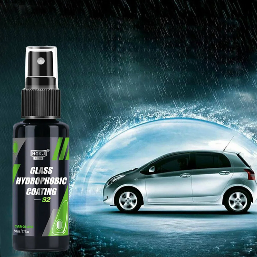 1x 50ml Hgkj 2 Rain Repellent Auto Glass Film Coating Agent Waterproof