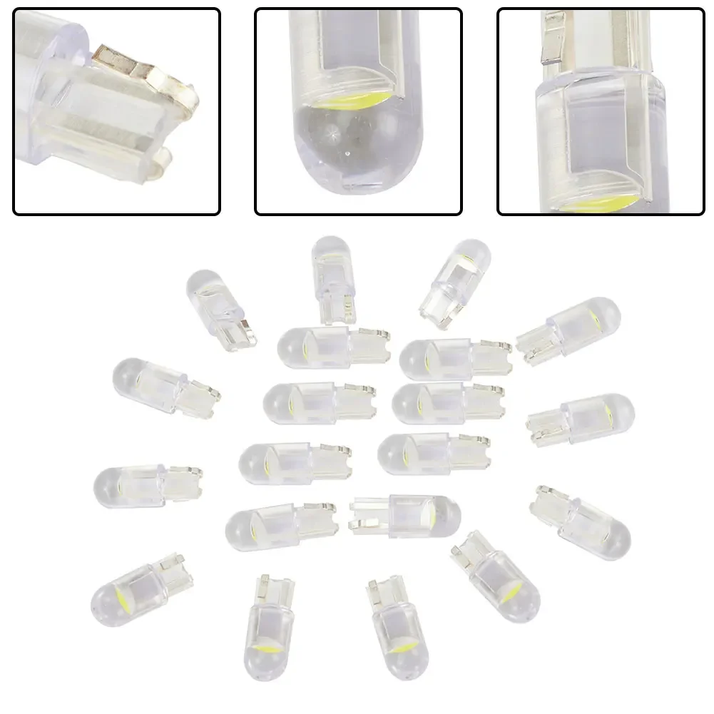 

T10 LED COB Car Interior Light Dome Lamp Bulb, White 6000K, Universal Fit For Glove Box, Door, Trunk, License Plate Lights