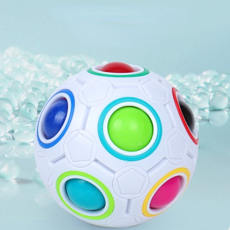 Fidget Toys Rainbow Ball Autism Vent Children Adult Decompression Bubble Antistress Toy Anti Reliver Stress ABS Material 4 Fidget Toys Rainbow Ball Autism Vent Children Adult Decompression Bubble Antistress Toy Anti Reliver Stress ABS Material 4