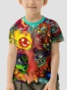 3D Print HOT Game Plants vs. Zombies Baby Clothing 5 to 14 Years Male Outdoor Clothes for Children Boy Girl Child T-Shirt Top 5
