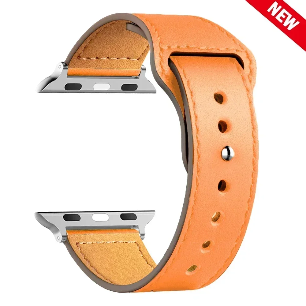 Premium Leather Watch Strap - Elegant Wristband