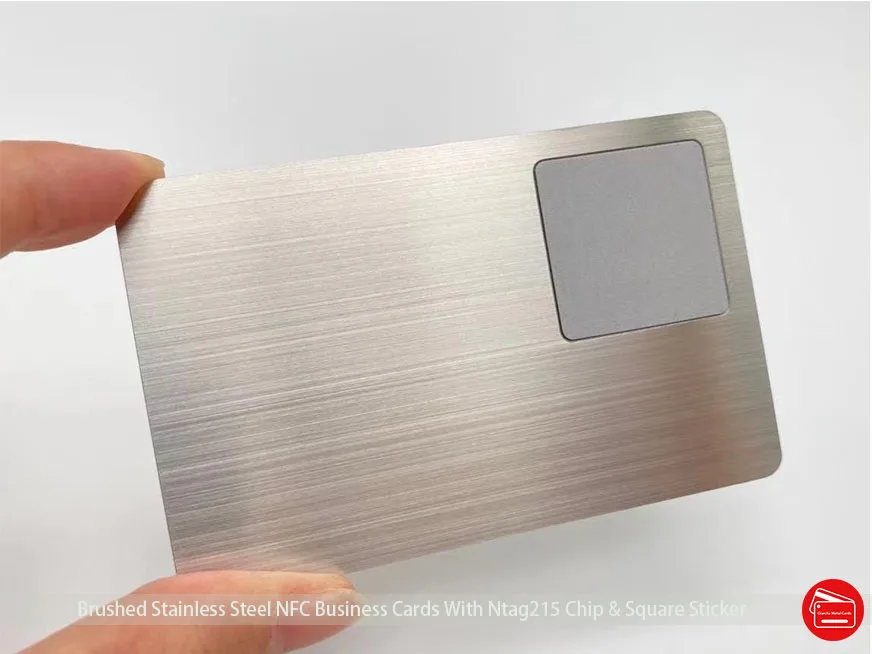 Customized RFID Chip Card NFC Metal Card Contactless Chip Card for Access Control