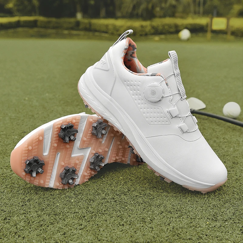 professional-men-golf-sport-sneaker-leather-women-sport-golfing-athlete-shoes-quick-lacing-unisex-grass-turf-golf-training-shoes