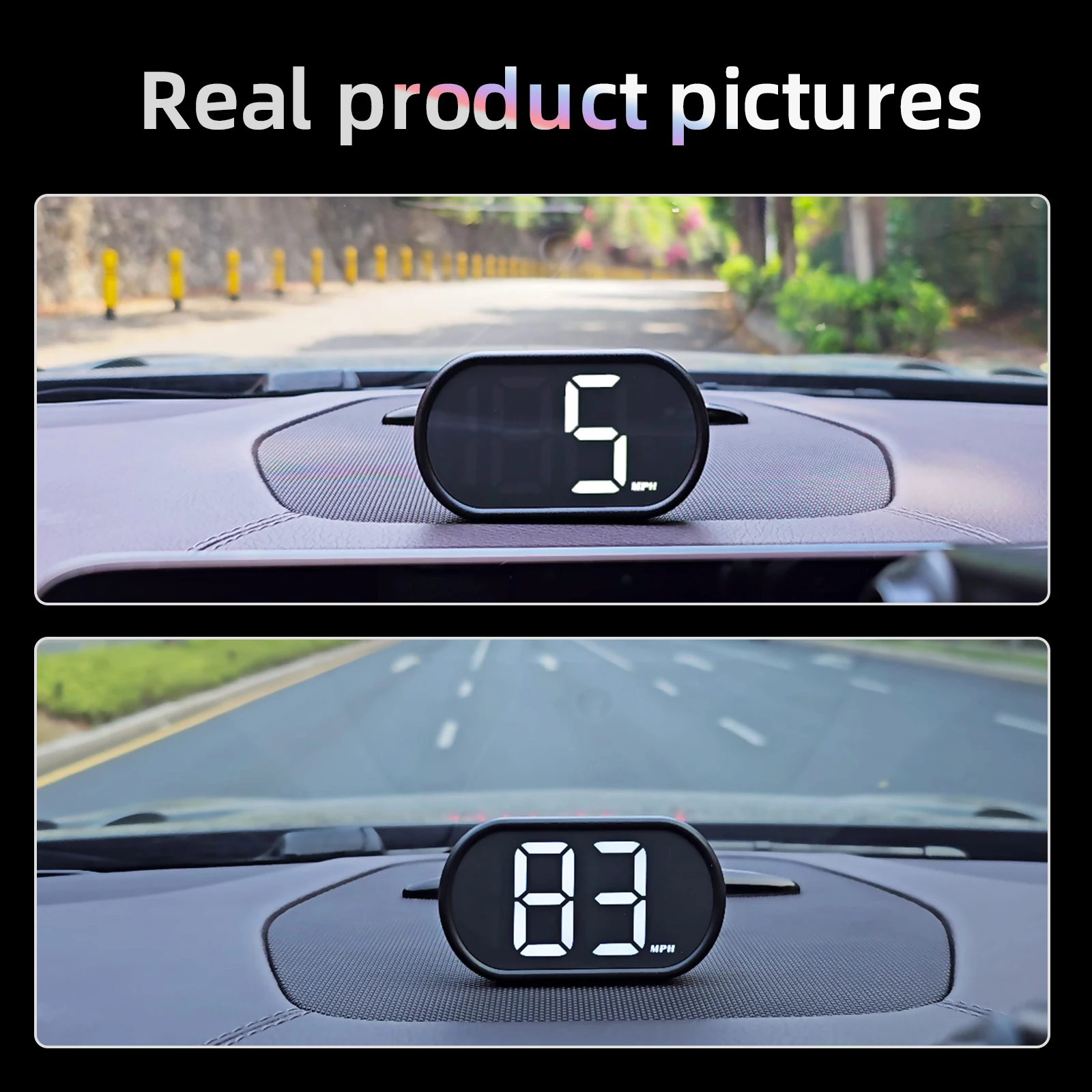 AD GPS Speedometer km/h Green Backlight 12V 24V All Car GPS HUD Digital Speedometer Head Up Display Car Accessories car hud display
