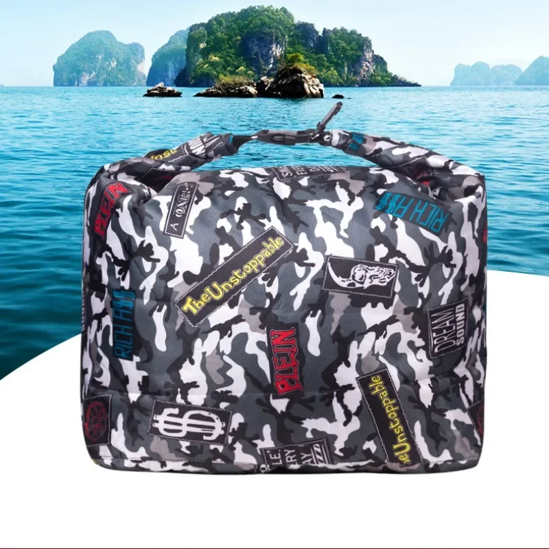 70L Dry Bag Live Fish Thickened Canvas Portable Oxygen Wear-resistant Folding Anti-odor Fishing Oxygenated Oxygenator Loading waterproof dry sack