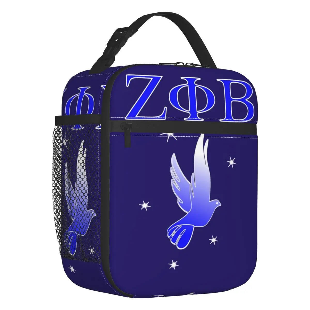 

Индивидуальная сумка для обеда Zeta Phi Beta и 5 звезд, Женский Термоизолированный Ланч-бокс для детей, школы