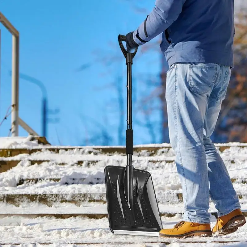 Snow Shovel Removable Thickened Snow Removing Shovel For Balconies Walkways Stairs Gardens Garages Removal Tool