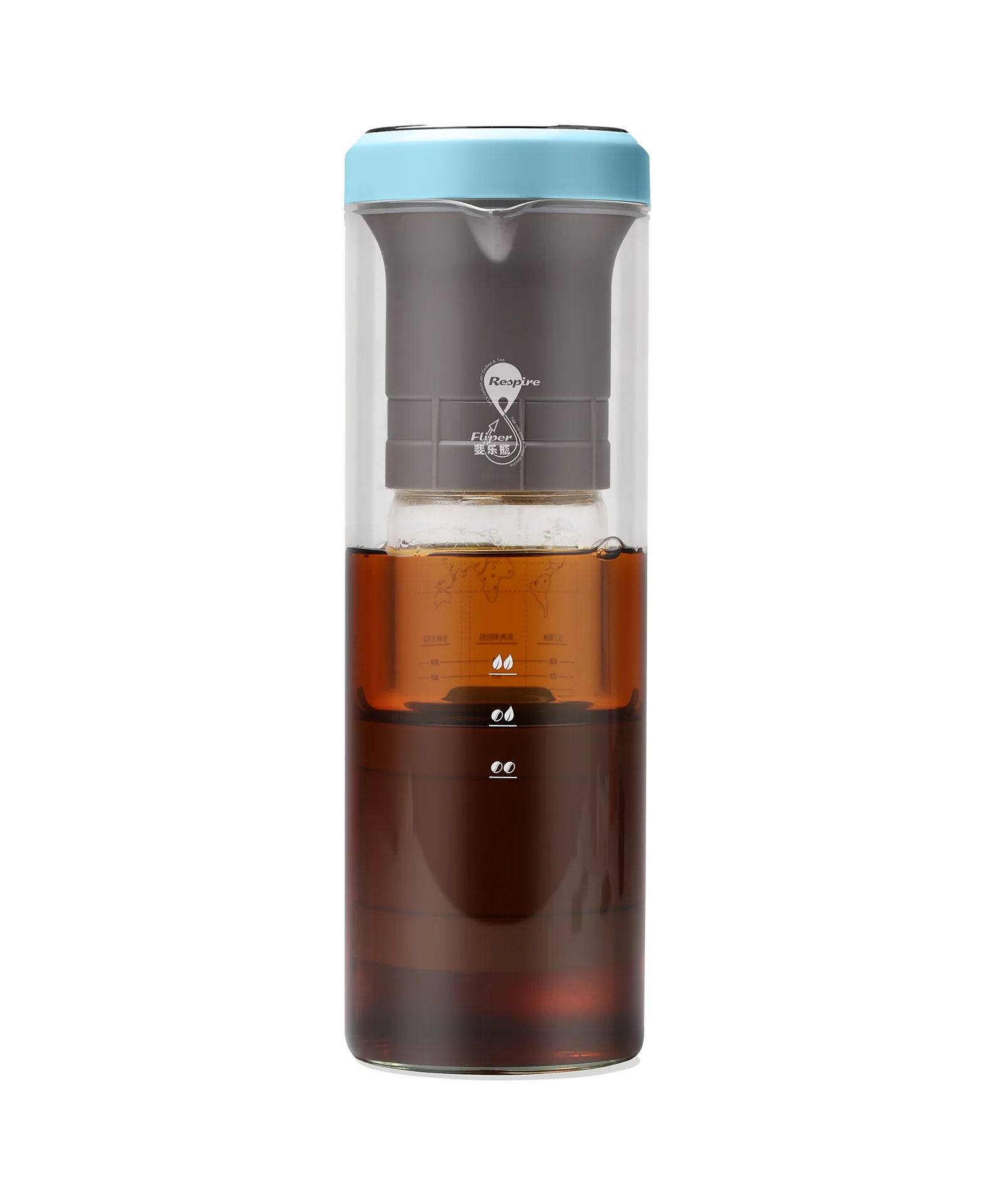 

Grimley-Cordless Cold Brew Coffee Maker, Compact Fast Cold Brew Tea Portable