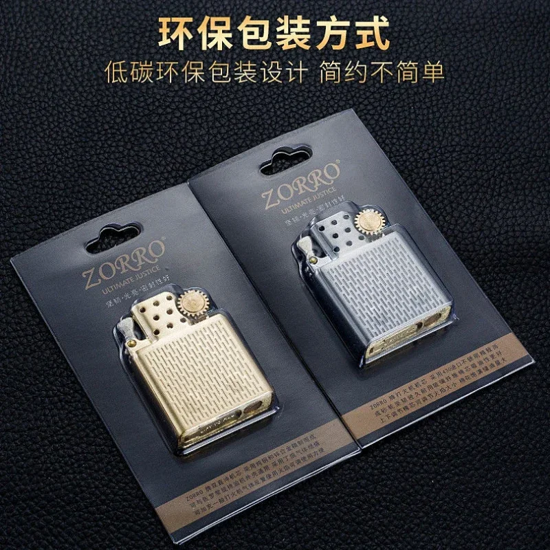 ZORRO Kerosene Lighter Inner Insert Parts Gas/Oil Flint Grinding Wheel Brass White Steel Cigarettes Lighters Repalce 912 915 902 lighter accessories,kerosene lighter,smoking accessories,lighter flint