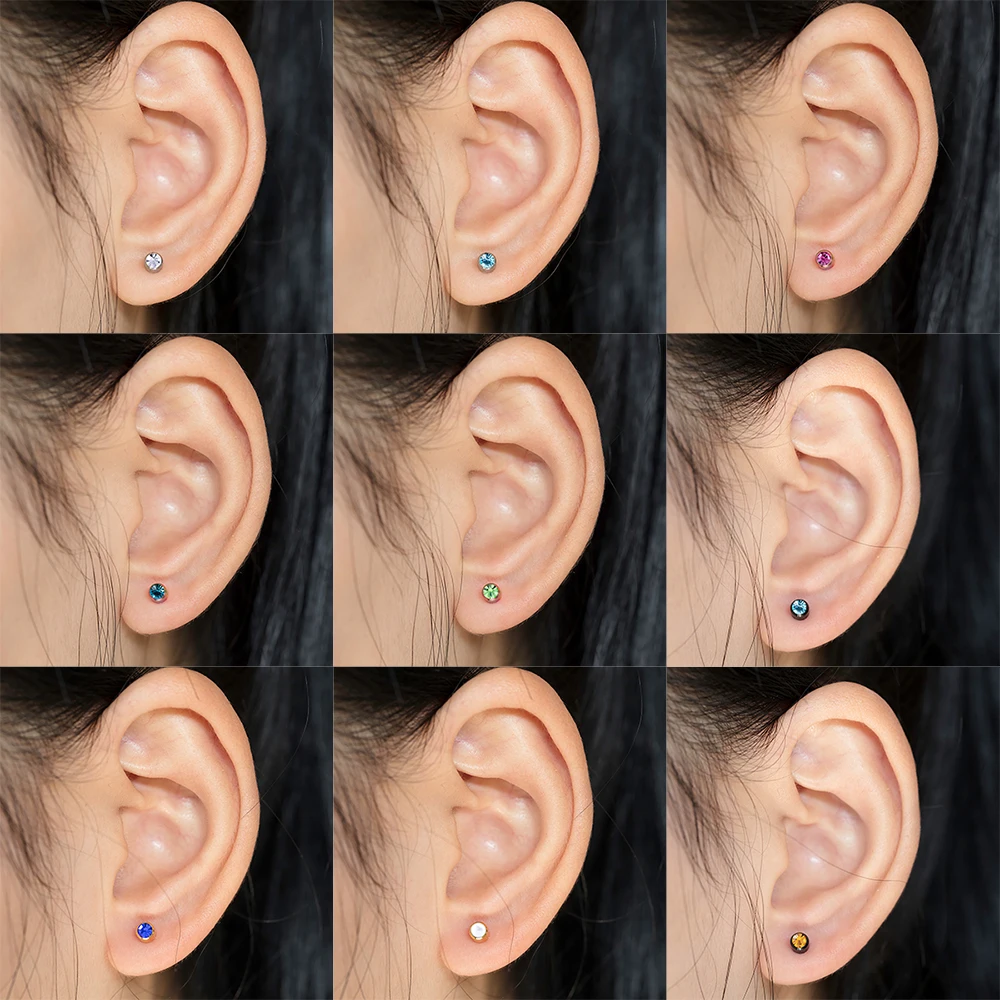 Paquete de 2 piercings desechables para la oreja, pistola para pendientes  de tue