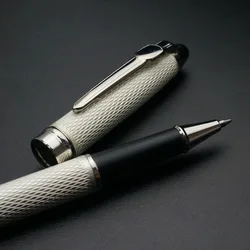 STONEGO Classic Luxury Stainless Steel Rollerball Pen (Silver)