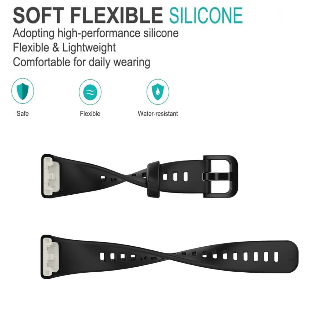 Replacement Bracelet Silicone Strap (Exchange) Compatible for Huawei Band 6 / Honor Band 6 (Traditional) - 2