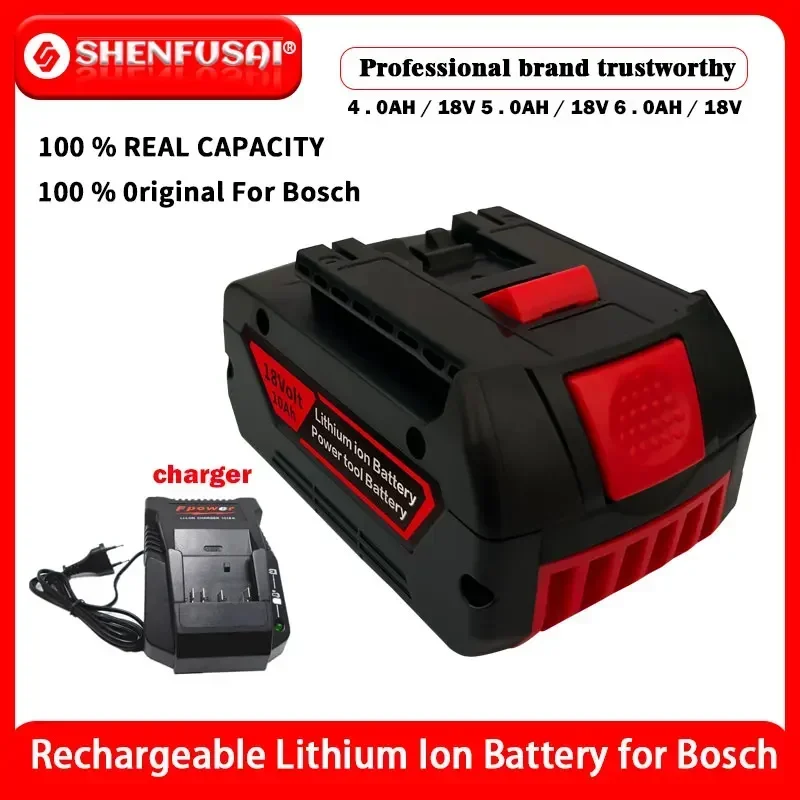 

Special offer18V 6.0/8.0/10ah Rechargeable Lithium Ion Battery for Bosch 18V 6.0A Backup Battery Portable Replacement BAT609 100