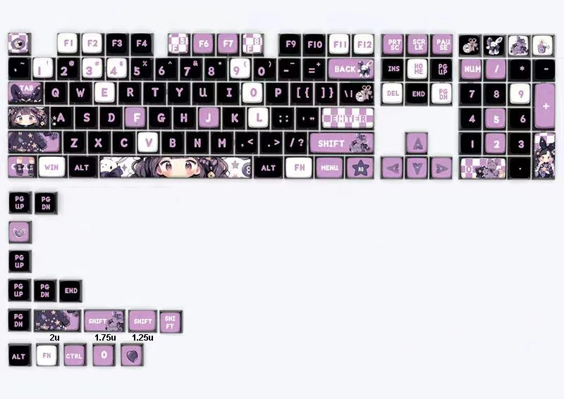 SAX Profile Pudding Keycaps PBT PC for Cherry MX Switches on 61 63 67 68 75 84 87 96 104 108 Mechanical Keyboards 16 S19f1d5b1a5fb46bd9cc395fda990c877f