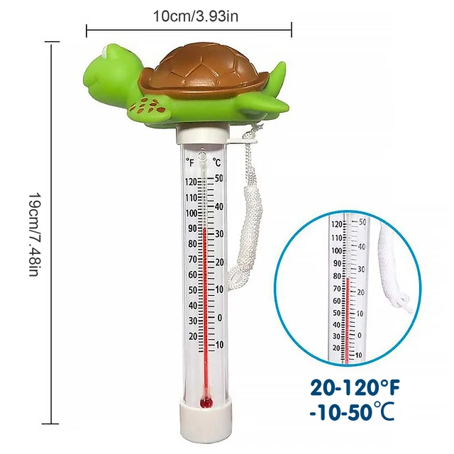 Swimming Pool Thermometer Cute Animal Water Spa Temperature Measure Gauge Turtle Pool Tool Swimming Pools Accessories 6