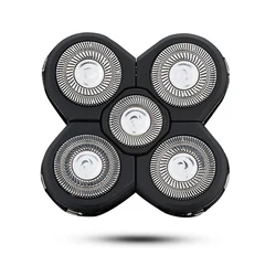 Shaver Head 5 Heads Durable Practical Cutter Replacement Blade Beard Universal Floating Fast Double Ring Hair Trimmer