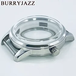 BURRYJAZZ Gold Cocktail Watch Case with Arched Glass (Silver)