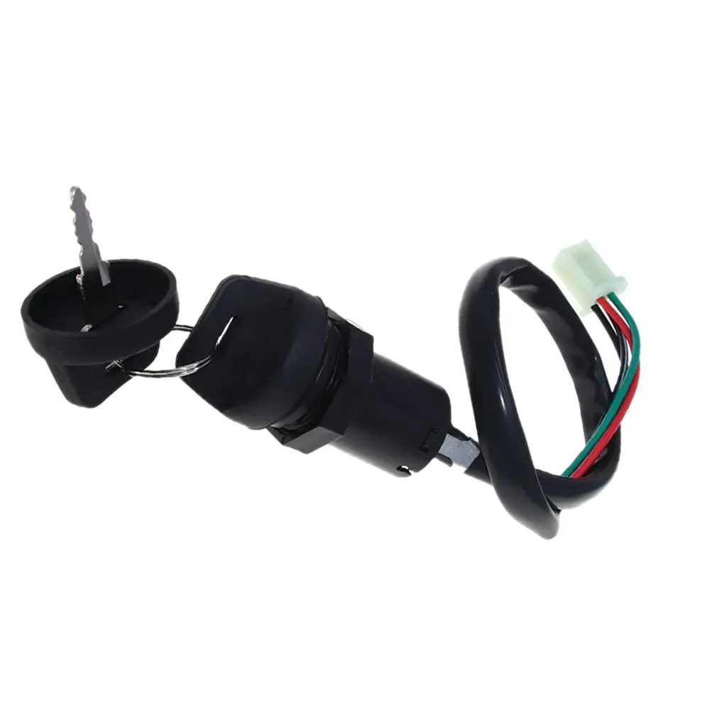 Interruttore Di Accensione A Chiave 12V 4 Posizioni - Universale Per Auto, Camion, Trattori, Rimorchi, Carrelli Elevatori