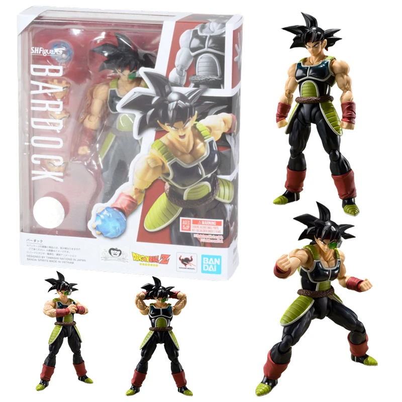 

Bandai Shf Dragon Ball Father of Goku Burdock Game Collection Action Figure Model Ornaments Children's Toys Birthday Gifts