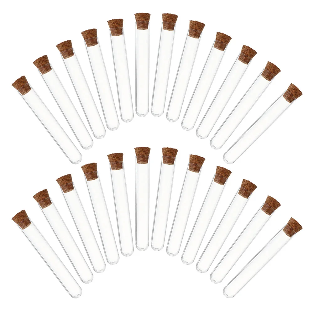 

Прозрачные пробирки, пластиковые пробирки с пробками, портативные пробирки для хранения для экспериментов, 36 шт.