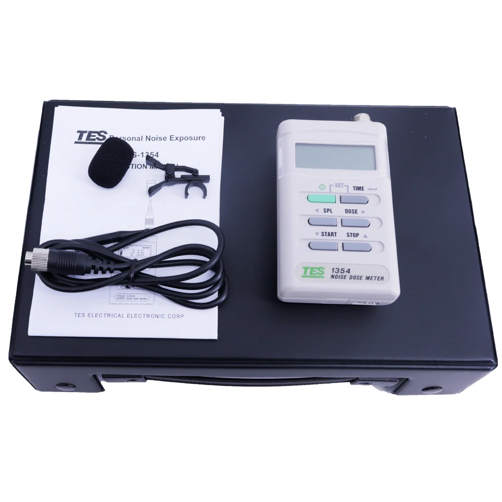 

TES-1354 Noise Sound Machine Dosimeter Sound Level Meter Resolution 0.1dB