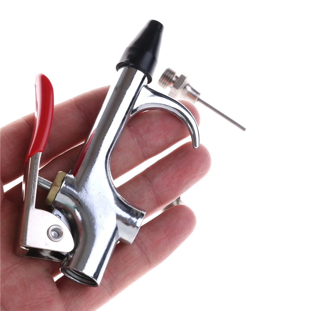 5Pcs Air Compressor Blow Gun Pneumatic Tools Air Spray Blower Multiple Nozzles Dust Cleaning
