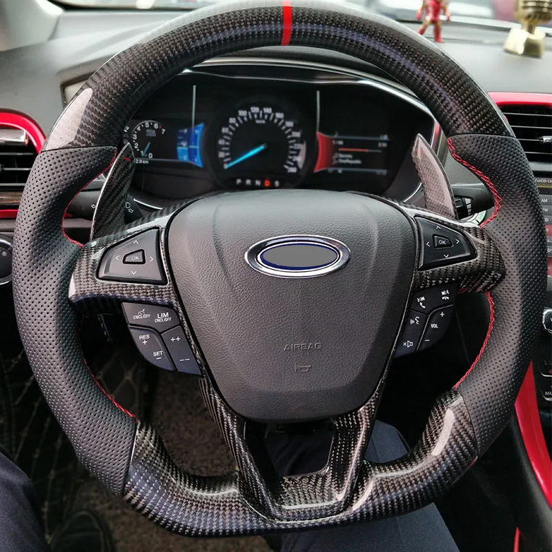 

Рулевое колесо из углеродного волокна для Ford Mondeo, рулевое колесо из углеродного волокна для путешествий fusion