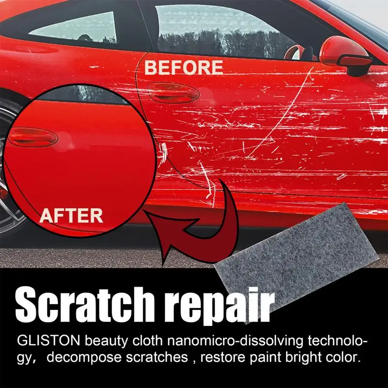 6pcs Car Scratch Remover Cloth Paint Scratch Removal Car Scratch Repair Kit  Nano Sparkle Cloth Household Paint Scratches Remover - AliExpress