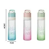 650ml  Spray Water Bottle Outdoor Sport Fitness Water Cup Large Capacity Spray Bottle BPA Free Drinkware Travel Bottles 4