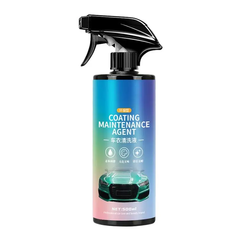 

Car Cleaning Spray 500ml Swift Wipe Sprayable Waterless Car Wash Quick Waterless Detailer Spray Powerful Spot Free Liquid Easily