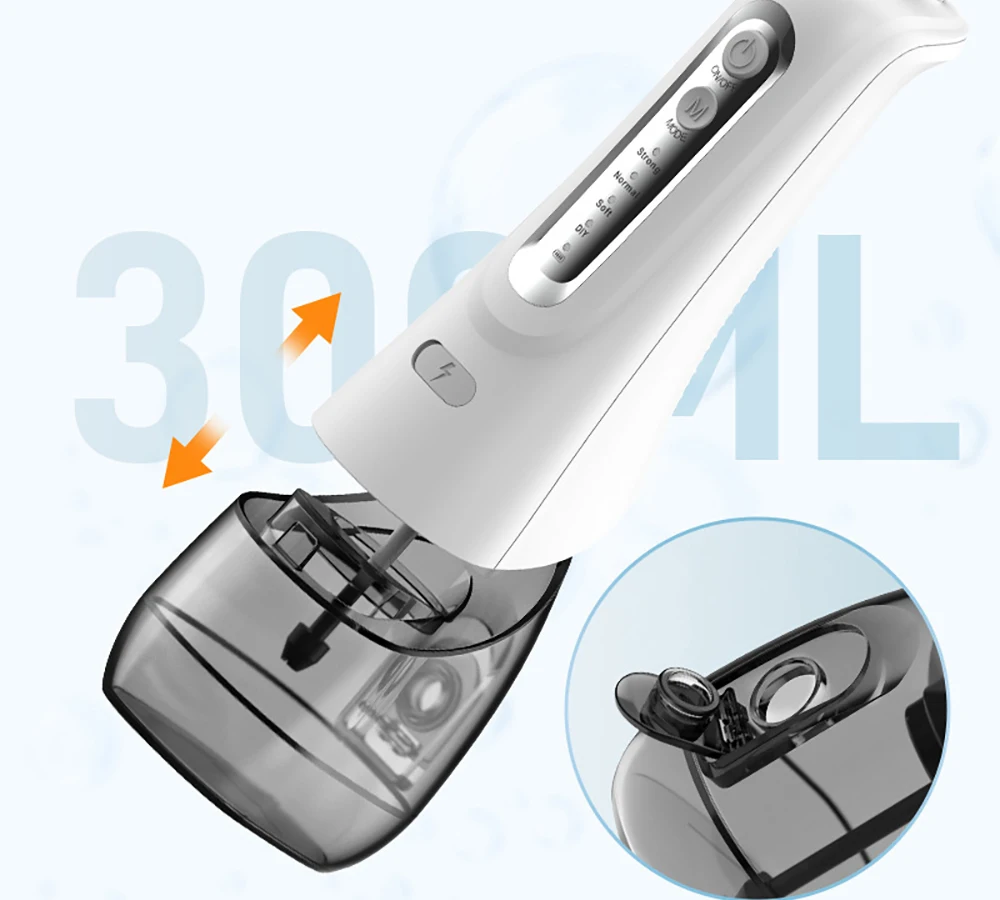 Description Picture 5 of itemPowerful Water Flosser for Teeth Irrigator Dental Water Jet Pick Mouth Washing Machine Teeth Cleaner DIY 20 to 140PSI Portable