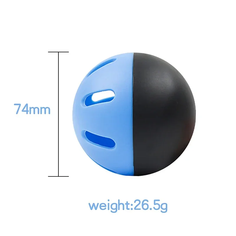 1pc Baseballs Practice Balls Softball Training Plastic 16 Holes Hollow Airflow For Indoor Outdoor Lightweight Hitting