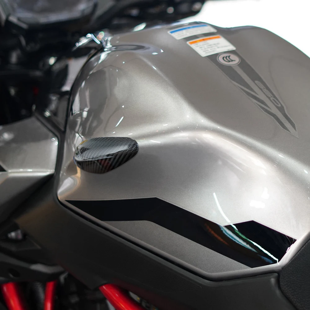 Kawasaki Z650 2017-2026용 탄소 섬유 연료 탱크 커버 보호대