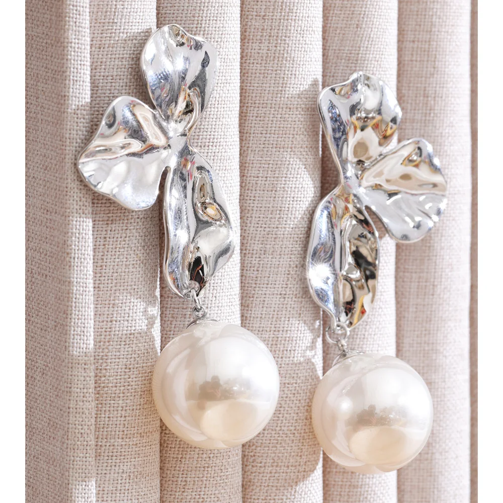 Yhpup Earrings Pearls Stainless Steel Popularity