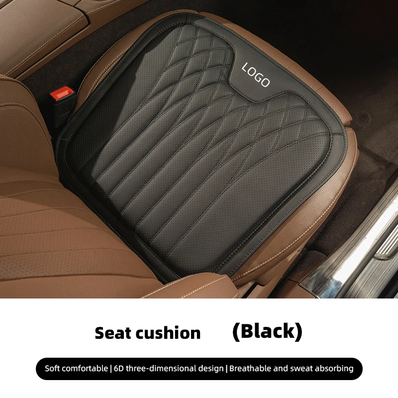 Pilot Seat Cushion with Lumbar Support, Black