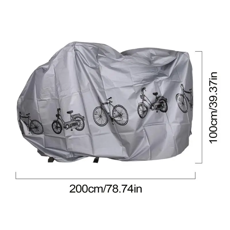 Outdoor Bike Cover Waterproof Bike Storage Cover Waterproof Lightweight Weatherproof Foldable Protective Portable Tarp For