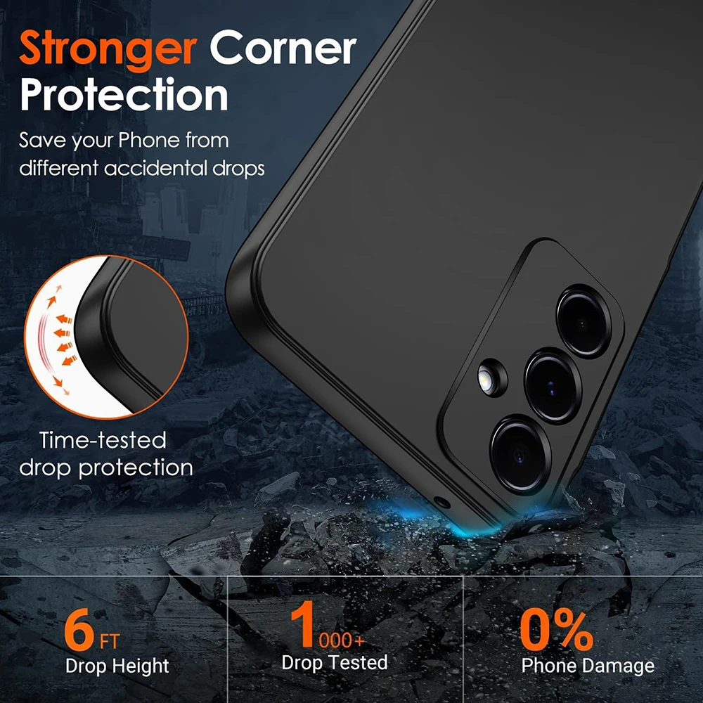 Premium Ultra-Thin Frosted Matte Silicone Soft Case