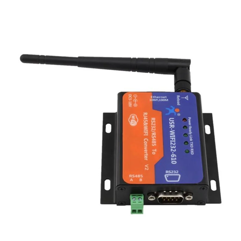 USR-WIFI 232-610-V2 последовательный сервер RS232 RS485 в 802,11 bgn, бесплатная доставка (art.: 7a3038295) - 7a3038295