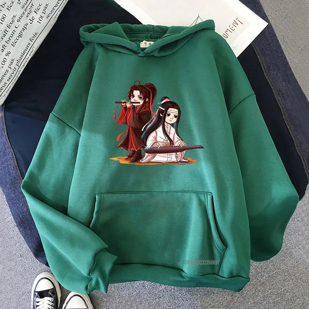 

Anime Mo Dao Zu Shi Hoodie Wei Wuxian Lan Wangji Cartoon Kawaii Graphic Aesthetic Hoody Women Sweatshirts Men Streetwear
