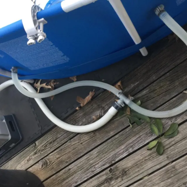 Cserelő Tömlő Adapter A. Gallérral A Menetes Csatlakozószivattyúk Medence Adapteréhez Dugattyúval Valvedrain Adapterhez