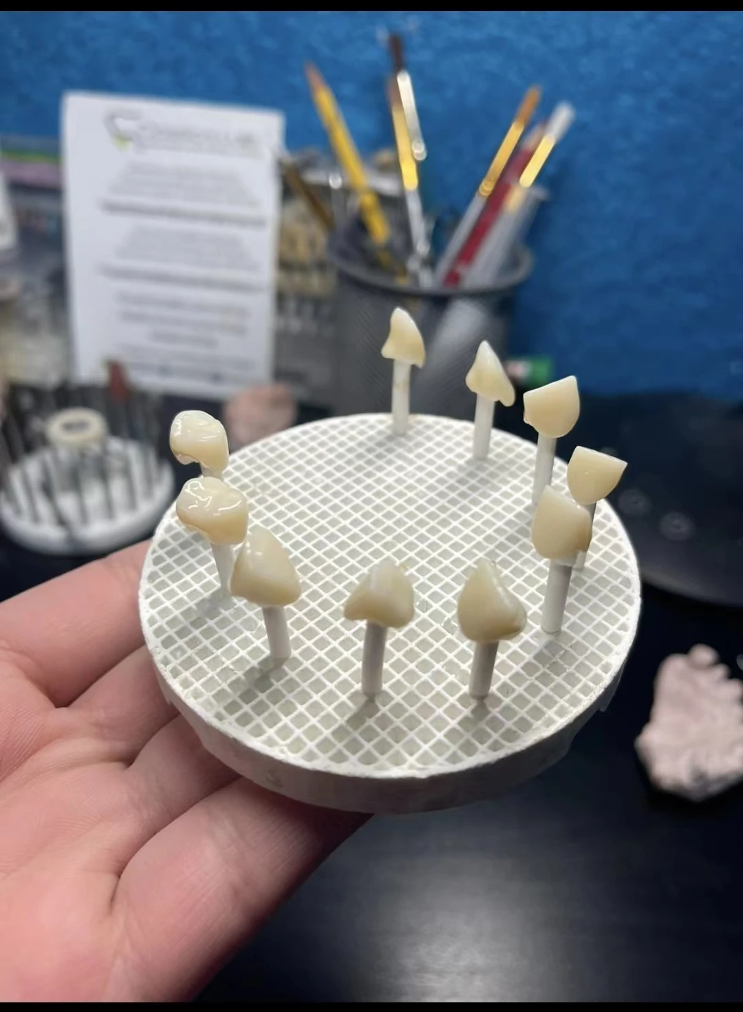 Cor de yilink-shtc pre-sombreado espessura 20mm vita16 do bloco da zircônia dental cores para o sistema aberto do cad/cam do laboratório dental