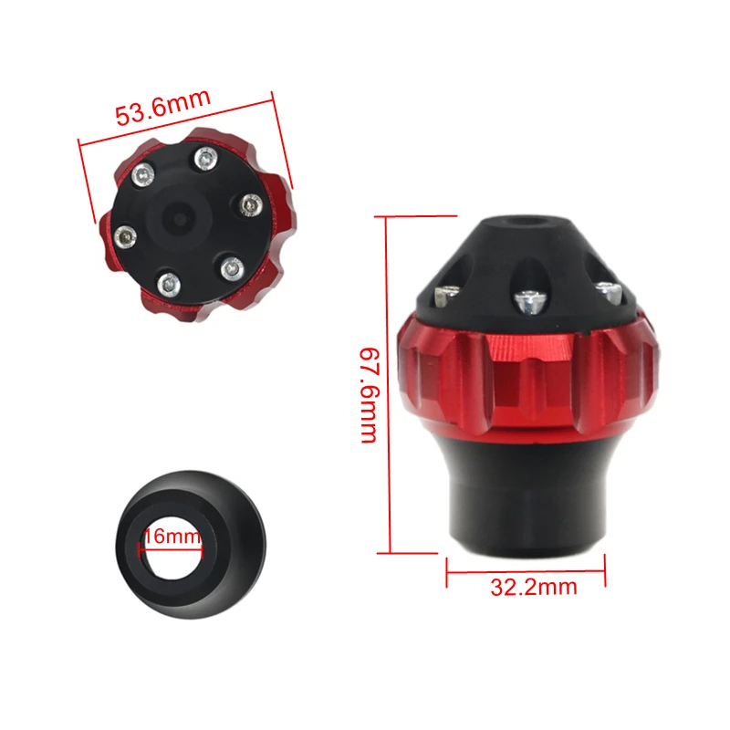 Motorcycle Universal Front Frame Sliders Crash Cup Pads Anti Drop Collision Cap For Yamaha Honda Kawasaki MotoLovee