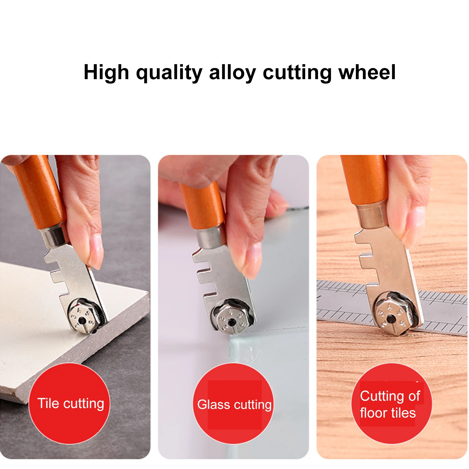 Glass Cutter 1PC 130mm Diamond Tipped Hand Tool